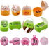 Cartoon Animal Pencil Sharpeners, Cute Two-Holes Plastic Sharpener, School Student Stationery Supplies (Set of 16)