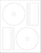 NextDayLabels Memorex CD/DVD Label, 2 Per Page (50 Labels / 25 Sheets)