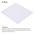 MECCANIXITY White ABS Plastic Sheet - 10x8x0.06inch for Building Model, DIY Crafts, Pack of 2
