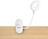 Clip on Light for Bed & Desk, Flexible Gooseneck, Battery Operated Rechargeable Clamp Lamp for Reading in Bed