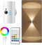EZVALO Battery Operated Wall Sconce with Motion Sensor, 4000mAh Rechargeable Wall Light,