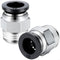Pneumatic Push to Connect Tube Fitting, Male Straight 10mm Tube OD x 3/8”NPT Air Line Fittings, Pack of 10