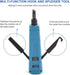 Punch Down Tool with 110/88 Blade & Network Wire Stripper for Telephone and Cat Cables