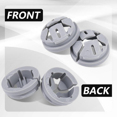 150pcs 3/8 Inch Non-Metallic Button Push-in Cable Connectors for 1/2 Inch Knockouts