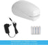 Electric Stapler with 2000 Staples and 1 Staple Remover, 25 Sheet Capacity, AC Adapter or Battery Powered (White)