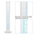 10 Pack 100ml Plastic Graduated Cylinder, Durable Transparent Measuring Cylinder with Pour Spout for Science Projects