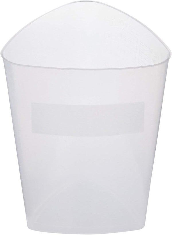 McKesson Polypropylene Translucent Triangular Graduated Container 1,000 mL (32 oz.) Without Closure Graduated Single Patient Use 1 pcs