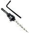 Adjustable Wood Countersink Drill Bit #8 (11/64") with Tapered Bit for Woodworking