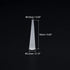 MECCANIXITY Silicone Rubber Tapered Plug 0.8mm to 3.2mm Solid White for Powder Coating, Painting, Anodizing, Plating, Sandblasting, Laboratory Use 60 Pieces