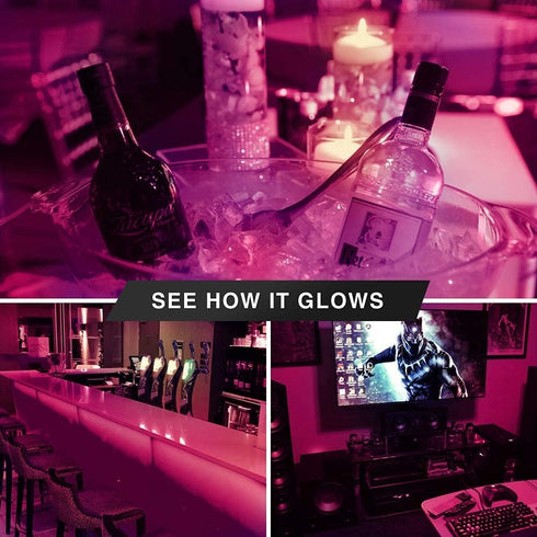 2 Pack BlueX LED A21 Pink Light Bulbs, 15W (120Watt Equivalent), E26 Base, Party Decoration, Holiday Lighting