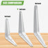 PHITUODA 24 Pack 6 5 Inch, Shelf Brackets x Heavy Duty White Metal Floating Shelf Bracket, L Bracket Corner Brace