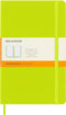 Moleskine Classic Notebook, Hard Cover, Large (5" x 8.25") Ruled/Lined, Lemon Green, 240 Pages