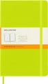 Moleskine Classic Notebook, Hard Cover, Large (5" x 8.25") Ruled/Lined, Lemon Green, 240 Pages