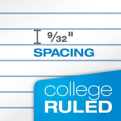 Oxford Spiral Notebook 3 Pack, 5 Subject, College Ruled, 4 Dividers, 180 Sheets, 8 x 10-1/2 Inches