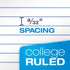 Oxford Spiral Notebook 3 Pack, 5 Subject, College Ruled, 4 Dividers, 180 Sheets, 8 x 10-1/2 Inches