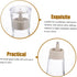 2pcs Countertop MAGICLULU Mouth Wash Dispenser Bottle for Mouthwash Pump Dispenser Cup Bathroom Handwash Boys and Girls