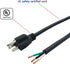 14 Gauge Replacement Power Cord, 8Ft Cable 110V 115V 120V for Appliance, NEMA 5-15P Plug