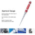 16.5mm Aperture Gauge, Stainless Steel Diameter Measuring Tool, Tapered Hole Ruler Stainless Steel Inner Hole Diameter
