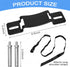 2PCS Propane Tank Holder, Steel Fabrication Nitrogen Tank Mount with Screws and Safety Chain, Suitable for 4"-12" Gas