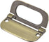 uxcell Finger Flush Pull Handle, 74x34x5mm Rectangle for Drawer Door, Bronze Tone