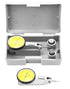 QWORK Dial Test Indicator, with 2 Steel Dovetail Clamps 3/8'' and 5/32'', 0.030" Test Indicator 0. 0005" GR Dial Reading 0-15-0, for Machine Set-Up, Narrow Area Measurement