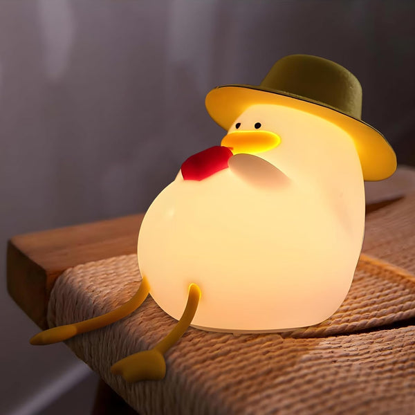 Duck Night Light for Kids, Cute Duck Touch Lamp for Bedrooms, Soft