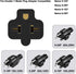 1-FT 15 Amp AC Plug to 20 Amp T Blade Adapter Cable, 12AWG Nema 5-15P to 5-20R/6-15R, Heavy Duty Extension Cord