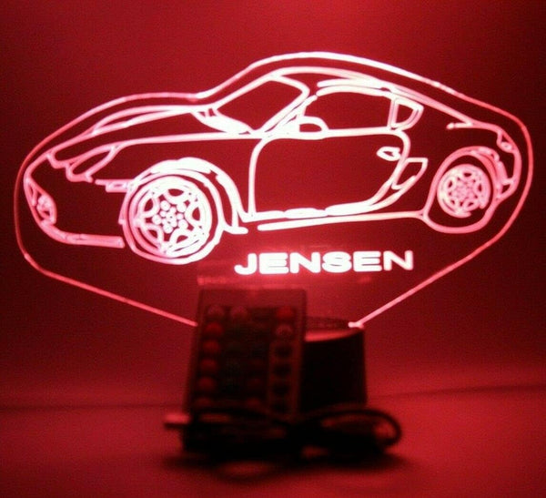 Rwce Car Night Light Up LED Personalized Name Engraved Fast Highly Exclusive