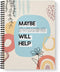 Softcover Swearing Helps Snarky Spiral Notebook, 8.5" x 11", 120 College Ruled Pages, Durable Gloss Laminated Cover