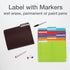 Oxford Poly File Folders, 24 Pack Plastic File Folders with 1/3 Cut Tabs for Letter Size Papers, Blue, Red, Orange,
