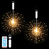 120LED Firework Lights Rechargeable,Hanging Likes Star Fairy String Light 8 Modes,Waterproof Warm