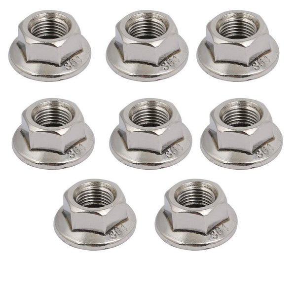 ZAQW 8 M10 x 1.25mm Pitch Metric fine Pitch 304 Stainless Steel Hexagonal