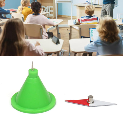 ljhnba Rhombus Small Compasses Needle with Stand Teaching Instrument Physical Experiment Tool for Physics Education