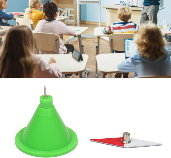 ljhnba Rhombus Small Compasses Needle with Stand Teaching Instrument Physical Experiment Tool for Physics Education