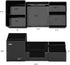 deli Plastic Desk Organizer with Pencil Holder and Sticky Note Tray, 6 Compartments for Office Supplies