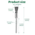 Bremorou 15 Pcs Wire Brush Straight Extended Steel Cleaning Brush for Drill Fine Pen Wire Scrub Mandrel Rust Paint