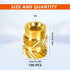 M3 Threaded Inserts, M3 x 4mm x 5mm Metric Knurled Nuts, 100 PCS Brass Heat Set Insert for 3D Printing