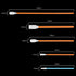 Cleaning Swab Kit, Microfiber Knitted Polyester Swab Sticks, Lint Free for Printer, Gun, Optics, Camera