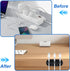 ZHJISHGUO 12-Pack (12 Pcs-1 Cable Clips, Self-Adhesive Cord Organizer Wire Holder for Desk, Wall, Car, Office