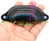 8 PCs Vintage Style Seashell Shaped Pulls, Cup Pulls with Black Finish - 3-17/64-in Length