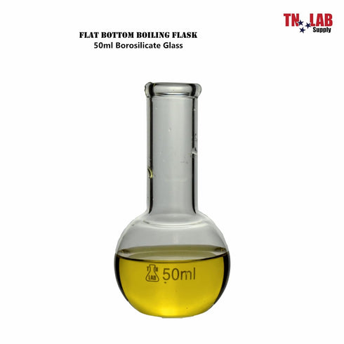 TN LAB Flat Bottom Boiling Flask 50ml 2-Pack (2)