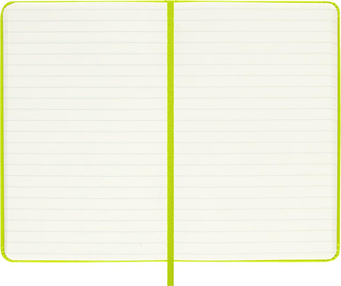 Moleskine Classic Notebook, Hard Cover, Pocket, Ruled/Lined, Lemon Green, 192 Pages