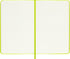 Moleskine Classic Notebook, Hard Cover, Pocket, Ruled/Lined, Lemon Green, 192 Pages