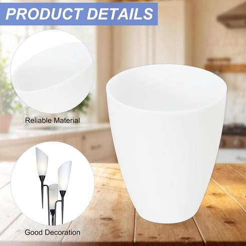 1.65" 4.53" 5 PATIKIL Hole High Plastic Lampshade, Pcs Floor Lamp Light Covers Replacement Lamp Shade Cover for Floor