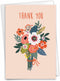 NobleWorks - Thank You Greeting Card with 5 x 7 Inch Envelope