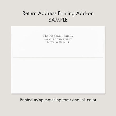 5.5x4.25 In Loving Memory Funeral Thank You Cards with Leaves, Flat Personalized Sympathy Bereavement Notes