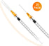 1ml Disposable Luer Lock Syringes with 25G 1 Inch Needle, Individual Package - Pack of 20