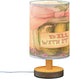 LFICRTAN Table LED Lamps Watercolor Cute Pickle Jar Bedroom Night Light Bedside Lamps with USB Ports Nightstand Lamps
