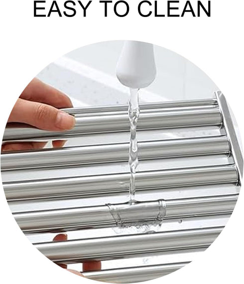 5 Stainless Steel Hot Dog, Non-Stick Surface with Sausage Capacity for BBQ, Camping, Tailgating, and Home Use, Mirror