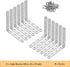 Wopanxye 12 Pack 20 125 mm Angle Corner Brackets for Shelf, x Stainless Steel Brace, Right Angle L-Shaped Sheet